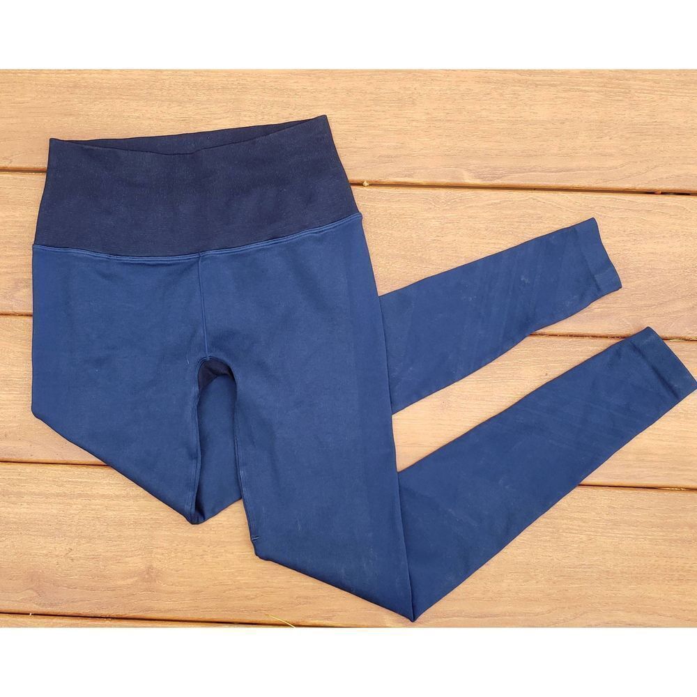 NWOT NUX NAVY COMPRESSION HIGH WAISTED LEGGINGS SIZE Medium